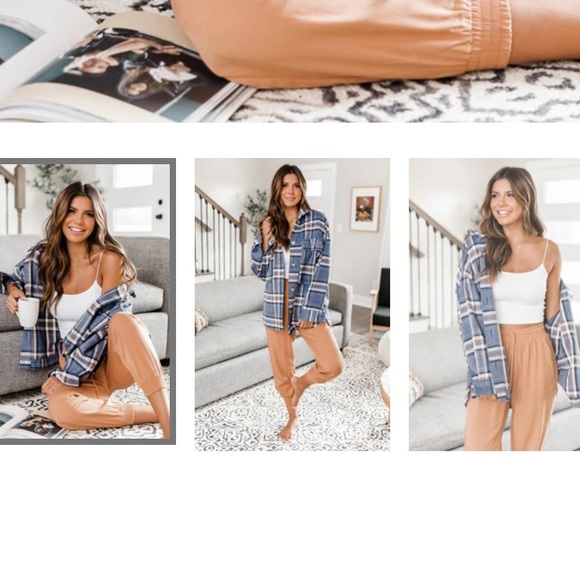 Cute plaid shacket! Brand new - Picture 3 of 3